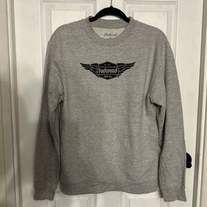 Badwood Gray Crewneck Sweatshirt - Women's Classic Pullover